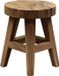 AVH Outdoor Tuinmeubelen Tabouret de jardin rond 4 pieds 36x36x46 cm Bois Brun