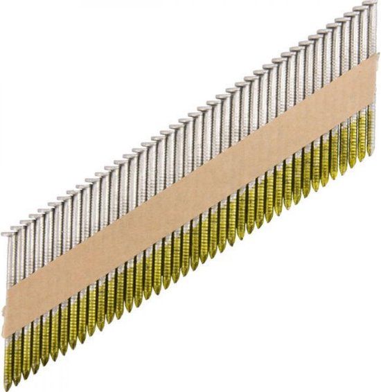 Hikoki Accessoires HiKOKI 753611 Spijkers - D-kop - 34° - Geringd - Electro gegalvaniseerd - 2,8 x 50mm (3000st)