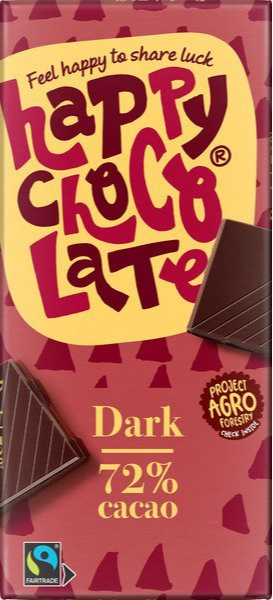 Happy Chocolate Happy Chocolate Dark 72% Cacao