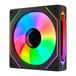 ABYSM ARCLIGHT 3.0 ARGB PC-ventilator 120 mm PWM Control Zwart