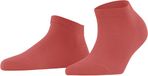 FALKE Family kort effen Coton sokken enkelsokken dames rood - maat 35-38