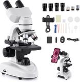 VEVOR Binoculaire Samengestelde Microscoop 40 Tot 2000x Vergroting