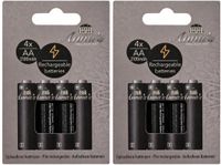 Anna's Collection Piles rechargeables - AA - 8x pièces - 2100 mAh - NiMH