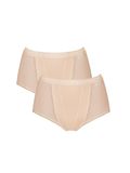 Sloggi Dames Control Maxi korsetslip (verpakking van 2)