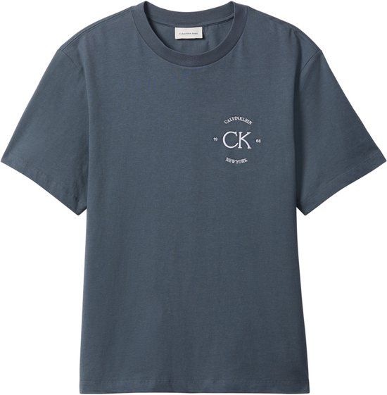 CALVIN KLEIN JEANS Calvin Klein T-shirt Mannen S Blauw Katoen Regular Fit