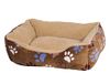 Nobby Comfort bed hoekig Classic "LISSI" lichtgrijs 80 x 70 x 22 cm