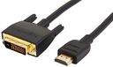 Amazon Basics HDMI naar DVI-adapterkabel 0,9 m (niet voor aansluiting op SCART- of VGA-poorten), set van 10, zwart