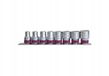 King Tony 1/2" Zoll Doplash-set 8-delig met rail
