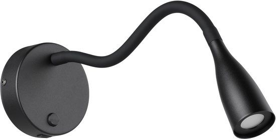 EGLO Olivandino 1 Wandlamp - LED - Ø 11 cm - Zwart