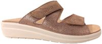 Rohde Dames Slippers 5927 77 Beige Leer Maat 37