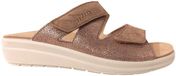 Rohde Dames Slippers 5927 77 Beige Leer Maat 37