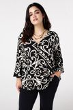 MS Mode Top met paisleyprint