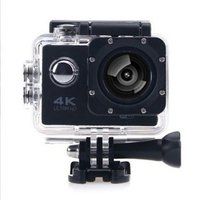 Aiorber 4K Action Camera with 64GB SD Card, App Connection, WLAN, Waterproof to 30m, 2-inch, Black