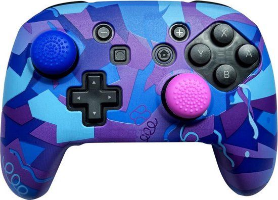 FR-TEC Pro Controller Siliconen Skin Lama Paars Geschikt voor Nintendo Switch