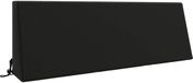 vidaXL Rugkussen SOEST 100% Polyester Zwart 120 x 20 x 40 cm