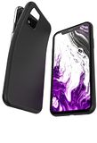 COVERbasics Beschermhoes compatibel met iPhone 11 (AIRGEL) Slim TPU Siliconen dun met rand camerabescherming, vergeelt en krasbestendig (zwart)