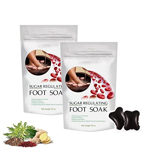 LANUUK 20Pcs Oveallgo Sugar Regulating Foot Soak,Herbal Detox&Shaping Cleansing Foot Soak Beads,Natural Herbal Sugar Control Therapeutic Foot Soak For Man Woman