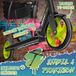 KIDUKU RE:SPORT Citystep pour Enfants & Adultes - Trottinette - Trottinette avec Grandes Roues 200mm - Pliable & Réglable - Jusqu'à 100kg - Incluant Sonnette & Sangle de Transport - Trottinette