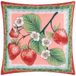 furn. Anemone Aardbeien Gedrukt Outdoor Kussenhoes - Multicolour - 45x45cm