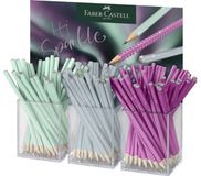 Faber Castell Potlood Faber Castell Grip Sparkle Aurora display 3 kokers 144 stuks