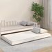 Maison Exclusive - Lit en bois massif sans matelas, blanc, 90x200 cm, en pin