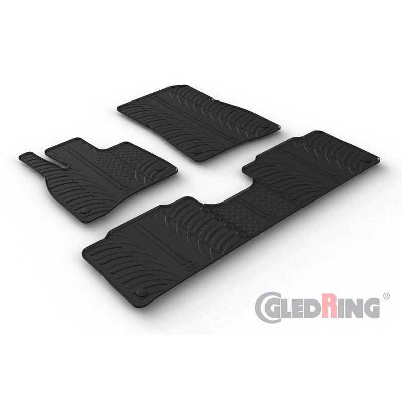 Rubbermatten - Mercedes EQS (V297) Sedan 2021- - 5-delig + montageclips
