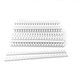Spiraal alevar Spiraal 14 mm A4 21ringen wit Conf. 100 stuks.