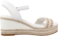 POPA ARAMBOL GALLERY Sandalen met hak Dames Wit Leer Maat 40