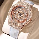 OLEVS Montre Femme BF-41533 Élégance Or Rose et Blanc KP41533