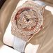 OLEVS Montre Femme BF-41533 Élégance Or Rose et Blanc KP41533