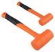Merkloos Bol 2-delige Rubber Hammer Set met Beschermhamers