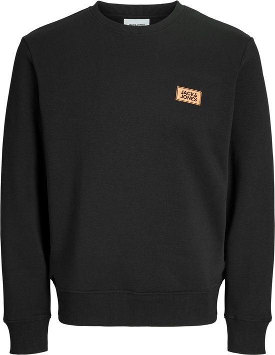 JACK&JONES JJRUSH SWEAT CREW NECK Heren Zwart M