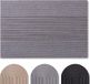 Blumtal Japandi Paillasson - Antidérapant - Polyester 90 x 150 cm - Gris - Rayé