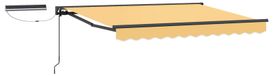 vidaXL Parasol extérieur électrique, beige, 4,5 x 3,5 mètre