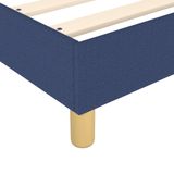 VidaXL Boxspringbedframe Blauw 140x190 cm