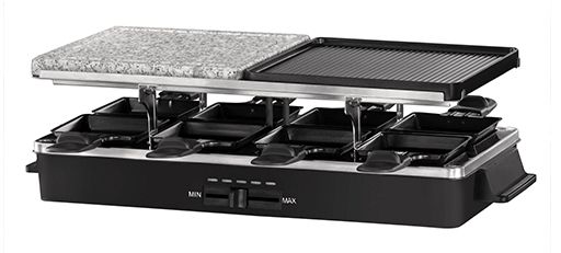 Russell Hobbs Multi Raclette 3-in-1 - 8 Personen - 1400W - Zwart