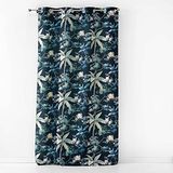 douceur d'intérieur Gordijn met oogjes (140 x 280 cm) Fabulous Blauw, bedrukt polyester