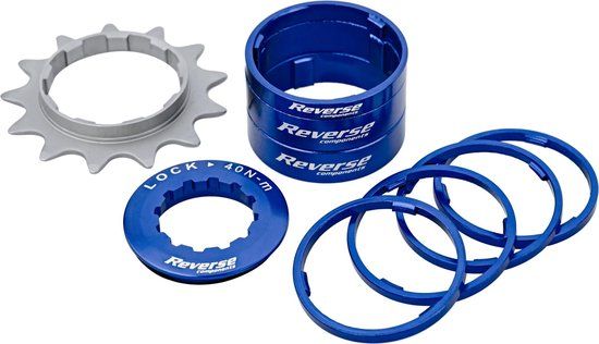 Reverse Single Speed Kit - Dark Blue - Single Speed Cassette
