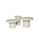 Merkloos / Sans marque Starfurn - Salontafel Maya - Beige - 70x70x45 cm