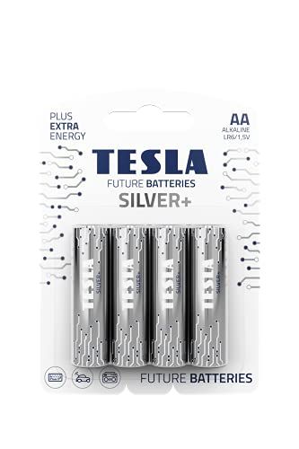 Tesla SILVER AA Alkaline Batterijen - 4 stuks