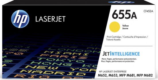 HP 655A Gele Originele LaserJet Tonercartridge