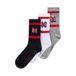 AC Milan College Collection 3 paar sokken met officieel logo