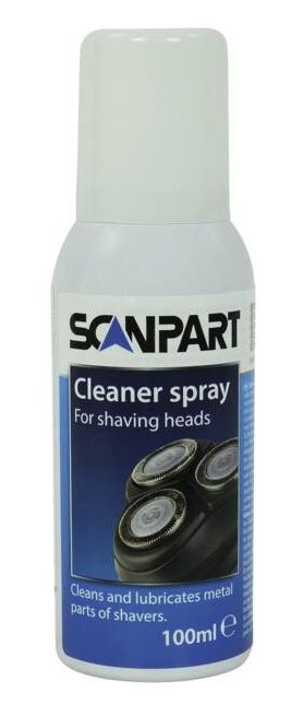 Scanpart scheerbladen & messenkoppen reiniger - shaver cleaner 100ml - Wit