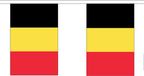 Merkloos / Sans marque Shoppartners Bv België Vlaggenlijn - 3 meter - Zwart/Geel/Rood