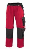 texxor Canvas 2-in-1 broek Tobago rood/zwart