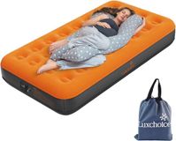 Merkloos / Sans marque Wan GmbH Zelfopblazend Luchtbed - Opblaasbaar Matras voor 1 Persoon met Draagbare Pomp - Perfect voor Camping en Reizen
