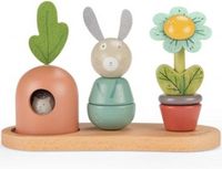Moulin Roty Stapeltorens Trois Petits Lapins - Beukenhout - Vanaf 1 jaar