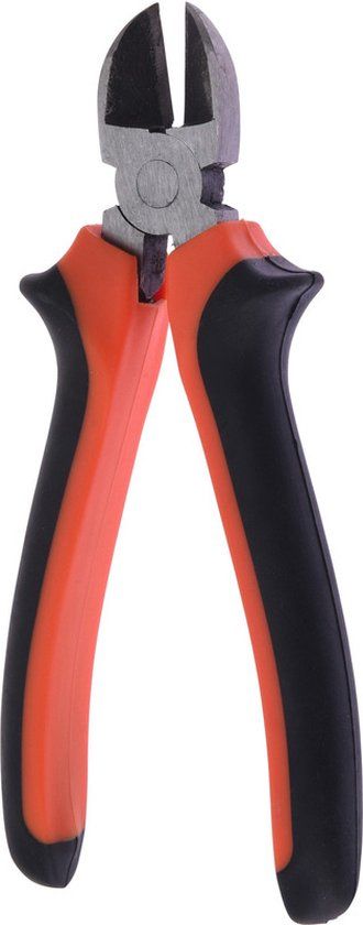 Zijkniptang/zijsnijtang 9 cm - Metaal - Multi