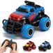RC auto monster truck voiture télécommandée - Quatre canaux directionnels - Pare-chocs robustes - Pour enfants de 3 à 8 ans