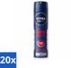 NIVEA MEN Vaporisateur Dry Impact 150 ml - Lot économique - 20 pièces